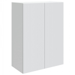 Seinale kinnitatav kapp valge 66 x 34,5 x 90 cm tehispuit