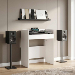 Dj laua valge 62 x 45 x 102 cm tehispuit