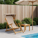 Deck chair 3 positsioon tugev eukal&uuml;pti puit beež
