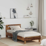 Voodi raam vana puit 75 x 190 cm tehispuit