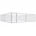 Koeraaedik, tsingitud teras, 4 x 4 x 1 m