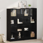 K&otilde;rgushein 2 pcs must tamm 136 x 37 x 142 cm tehispuit