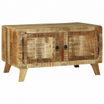 Kohvilaud pruun 80 x 54 x 45 cm tugev t&ouml;&ouml;tlemata mangopuit
