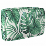 Kaubaaluse seljatoepadi lilled lehemuster 60 x 40 x 12 cm