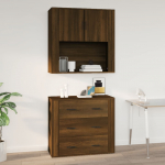 Seinakapp, pruun tamm, 80x33x80 cm, tehispuit
