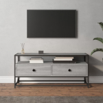 Telerikapp, hall sonoma tamm, 100 x 35 x 45 cm, tehispuit