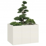 Taimekast valge 120x80x80 cm, teras