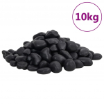 Poleeritud veerkivi 10 kg, must, 2-5 cm