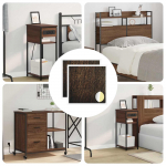 Kleebis kruvi kate 2 pcs pruun tamme &oslash; 20 x 0,5 mm kaetud paber