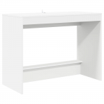 Voodi laua valge 100 x 45 x 75 cm tehispuit