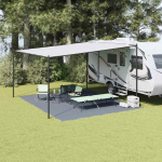 Telgi vaip sinine ja hall 500 x 400 cm polyethylene