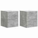 Seinale kinnitatav &ouml;&ouml;tis 2 pcs betoonhall 33 x 34,5 x 40 cm