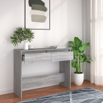 Konsoollaud, hall sonoma tamm, 100x35x76,5 cm, tehispuit