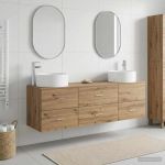 Vannitoa m&ouml;&ouml;bleset 3 tk artisan tamm 49,5 x 44,5 x 65,5 cm