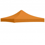 Peotelgi katus 3 x 3 m, oranž, 270 g/m&sup2;