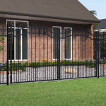 Aiav&auml;rav odaotsaga, must, 305 x 150 cm, pulberv&auml;rvitud teras