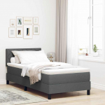 Vedruvoodi madratsiga madratsiga tumehall 100 x 200 cm kangas