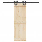 Liugukse tarvikute komplekt 200 cm terasest, must