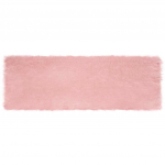 Faux lambanaha vaip tafalla roosa 80 x 250 cm pol&uuml;ester