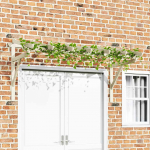 Ukse varikatus 200 x 100 x 100 cm, m&auml;nnipuit