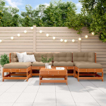 Aia lounge komplekt 7 pcs vahapunane tahke m&auml;nd