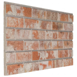 Seinapaneelid 10 pcs oranž 100 x 50 cm eps vaht