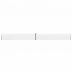 Lahtit&otilde;mmatav terrassi k&uuml;lgsein, 140 x 1200 cm, kreemjas