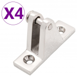 Paadi teki hinged biminikatuse jaoks, 4 tk, roostevabast terasest