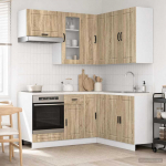 K&ouml;&ouml;k &uuml;ksus porto 8 pcs sonoma tamm tehispuit