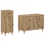 2-osaline vannitoa kapi komplekt alkmaar artisan tamm tehispuit