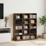 Cd kapp suitsutatud tamm 96 x 23,5 x 97,5 cm tehispuit