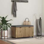 Jalan&otilde;upink padjaga artisan tamm 80 x 38 x 46 cm tehispuit