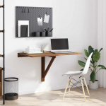 Kokkupandav seinalaud, pruun tamm, 100x60x56 cm tehispuit