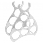 Veepudeli riiul h&otilde;bedane 38 x 33 x 13 cm alumiinium