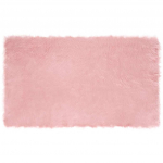 Faux lambanaha vaip tafalla roosa 100 x 200 cm pol&uuml;ester