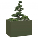 Aia taimekast, oliiviroheline, 120x80x80 cm, teras