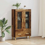 K&otilde;rgushein sahtliga vana puit 70 x 31 x 115 cm tehispuit