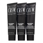 American Crew Precision Blend Natural Gray Coverage Light Blond 7-8 3 x 40 ml