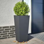 Aia taimekastid 2 tk, antratsiithall, 35x35x75 cm, teras
