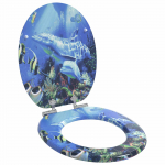 Tualettsari sinine 44 x 38 cm mdf plaat