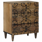 Voodikapp sahtliga pruun 50 x 33 x 60 cm tugev mango puu