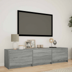 Led-iga tv kapp hall sonoma 165 x 34 x 40 cm t&ouml;&ouml;deldud puit
