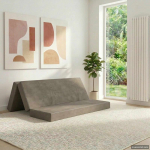 Kokkupandav diivanvoodi 160 x 67 x 45 cm helehall