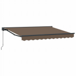 Kokkuvolditav varikatus pruunikashall 3 x 2,5 m