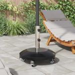 Graniitparapooliga alus ratastega 40-50 mm postile 29 kg must