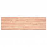 Lauaplaat, helepruun, 140 x 40 x (2-6) cm, t&ouml;&ouml;deldud t&auml;ispuit