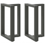 S&ouml;&ouml;gilaua jalad, t-kujulised, 2 tk, antratsiithall, 50 x 35 x (72-73) cm, teras