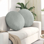 Istumispatjad 2 pcs helehall &oslash; 40 x 13 cm samet