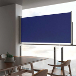 Lahtit&otilde;mmatav terrassi k&uuml;lgsein, 120 x 300 cm, sinine