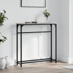 Konsoollaud, hall sonoma tamm, 75 x 19,5 x 75 cm, tehispuit